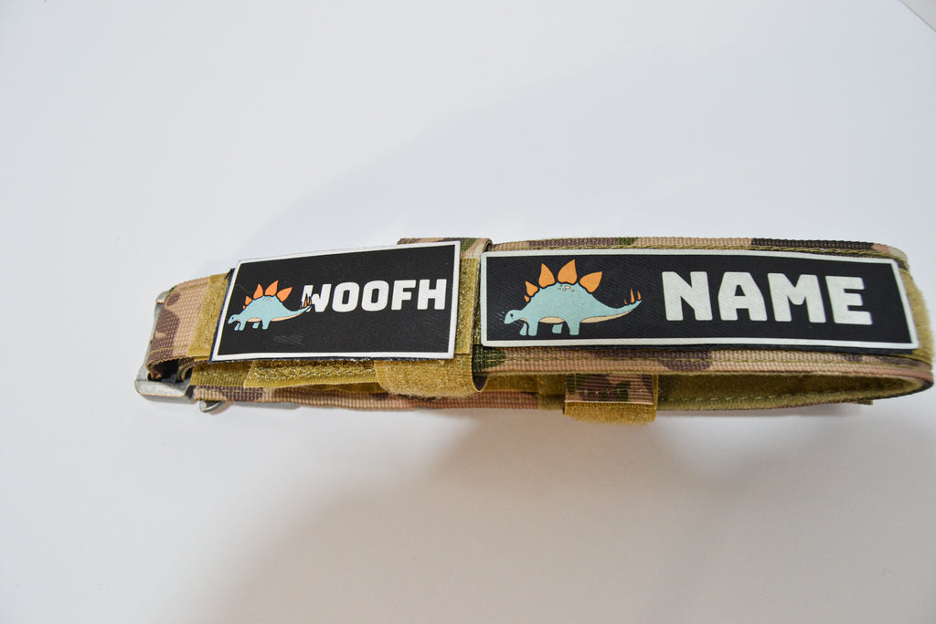 Kit de collar MEDIANO Woofh K9 – Multi-Camo Edition