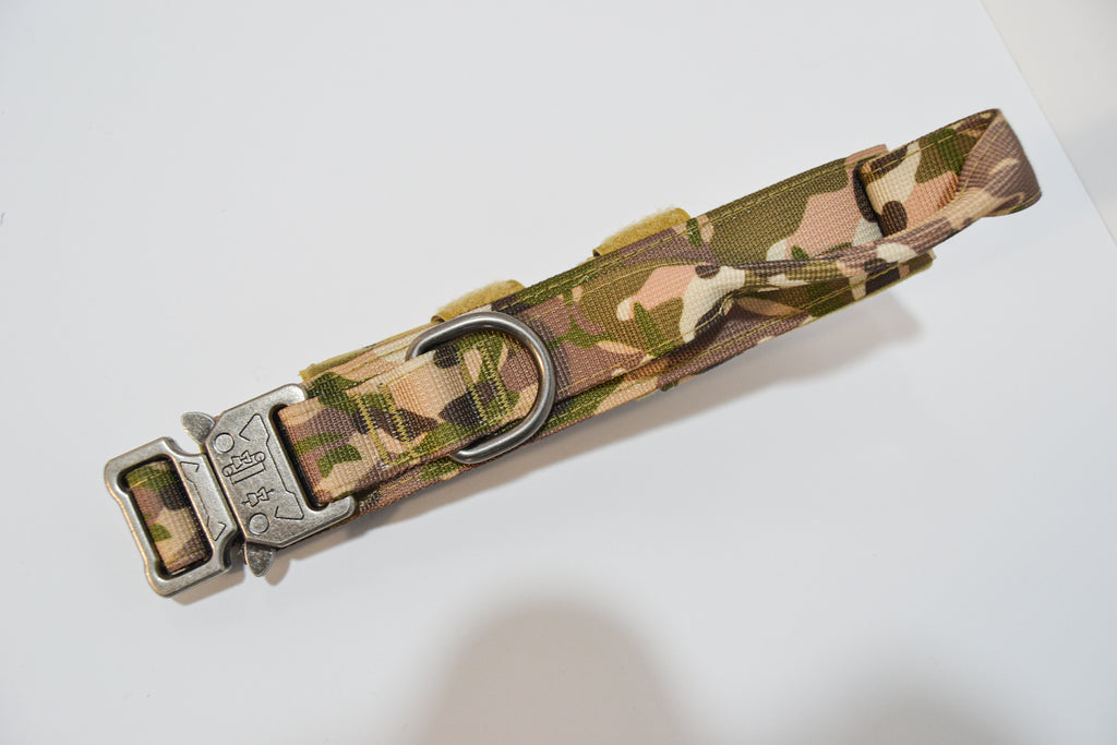 Kit de collar MEDIANO Woofh K9 – Multi-Camo Edition