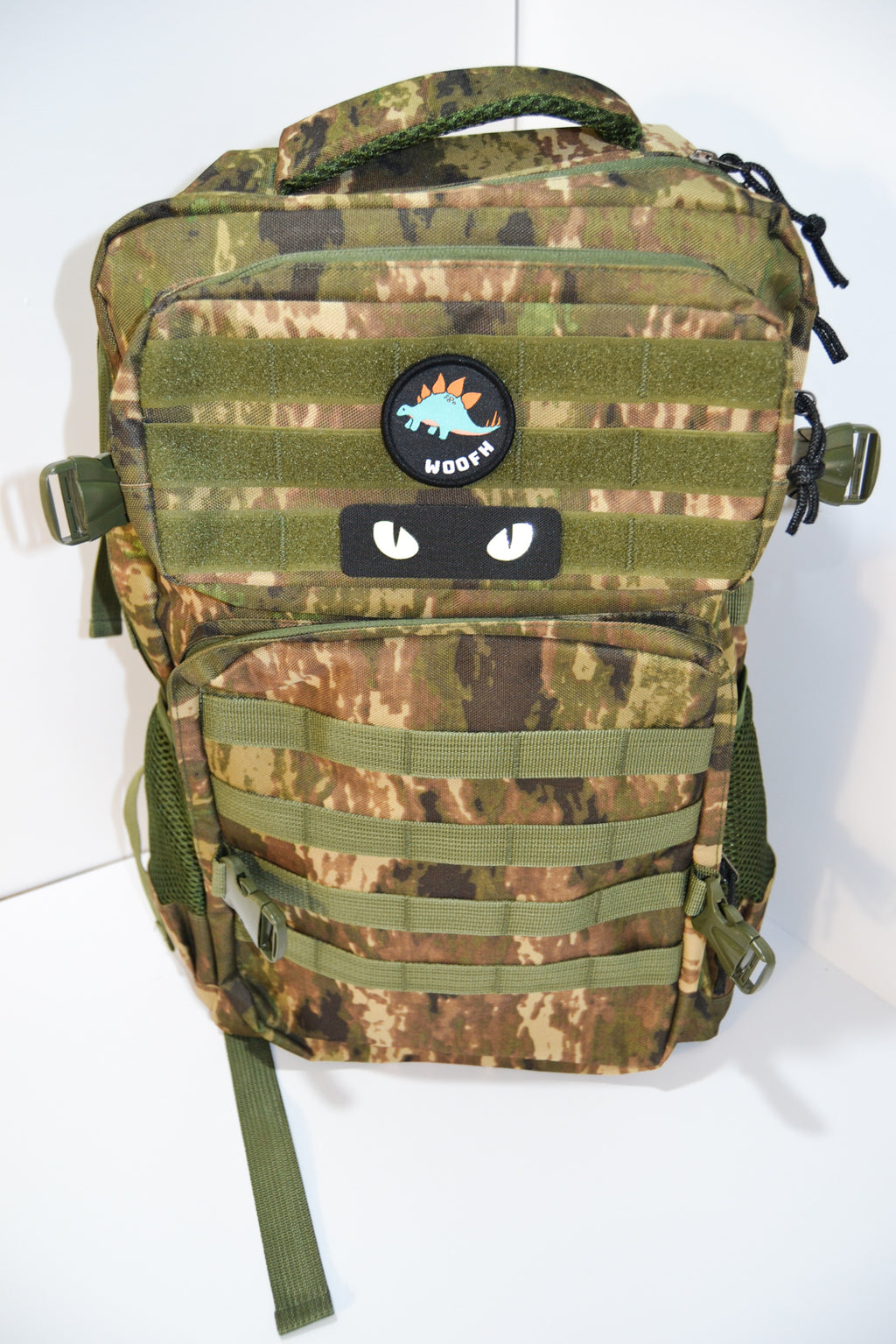 Mochila Táctica Woofh Recon 40L – Woodland Camo Edition