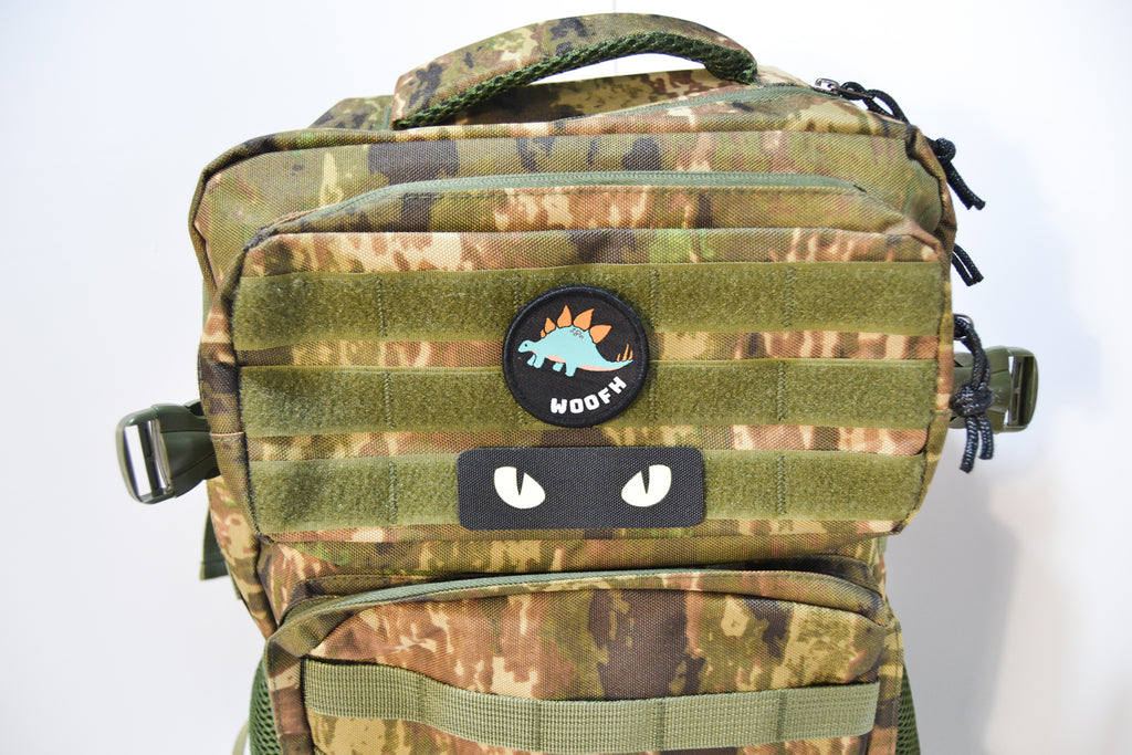 Mochila Táctica Woofh Recon 40L – Woodland Camo Edition